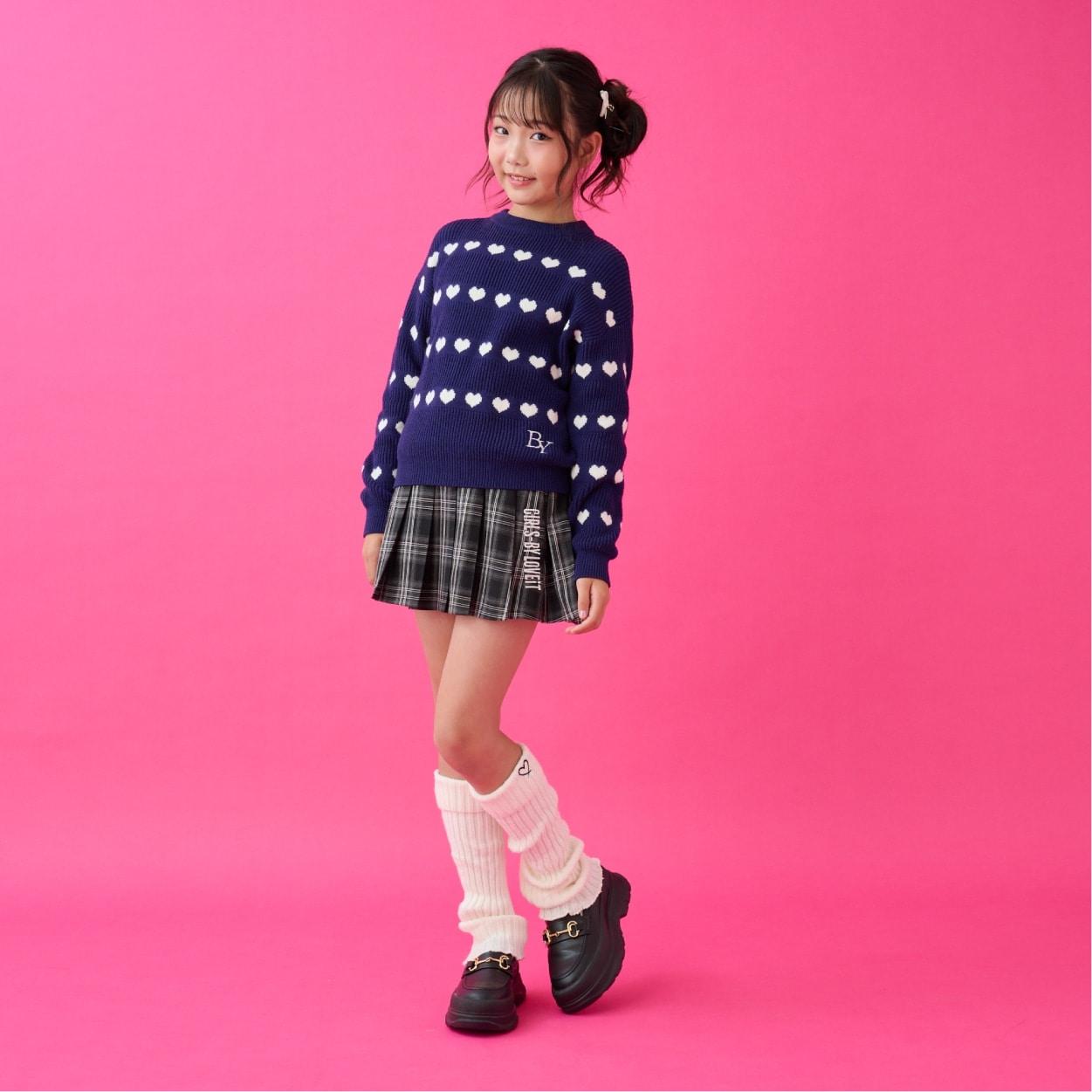 愛心邊飾針織衫