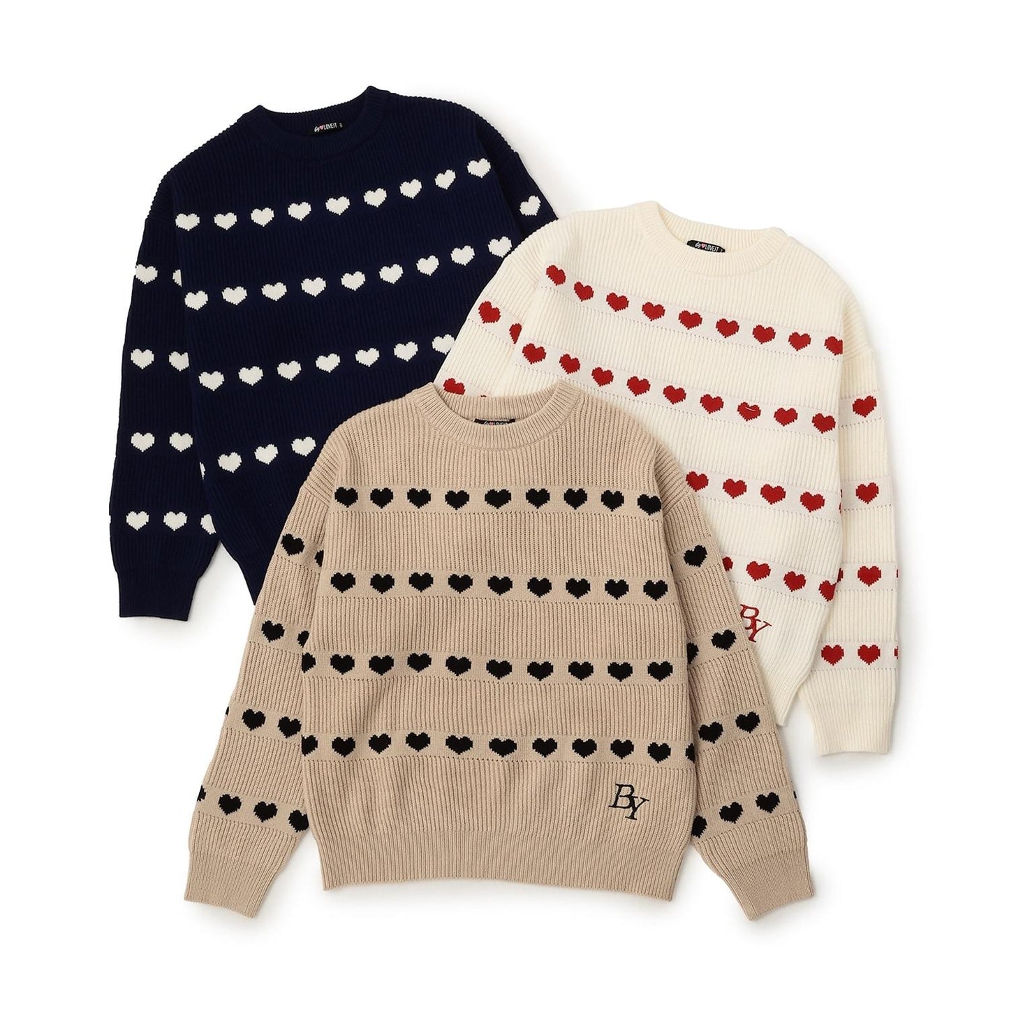 愛心邊飾針織衫