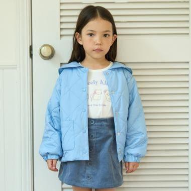 可拆卸水手領夾棉外套