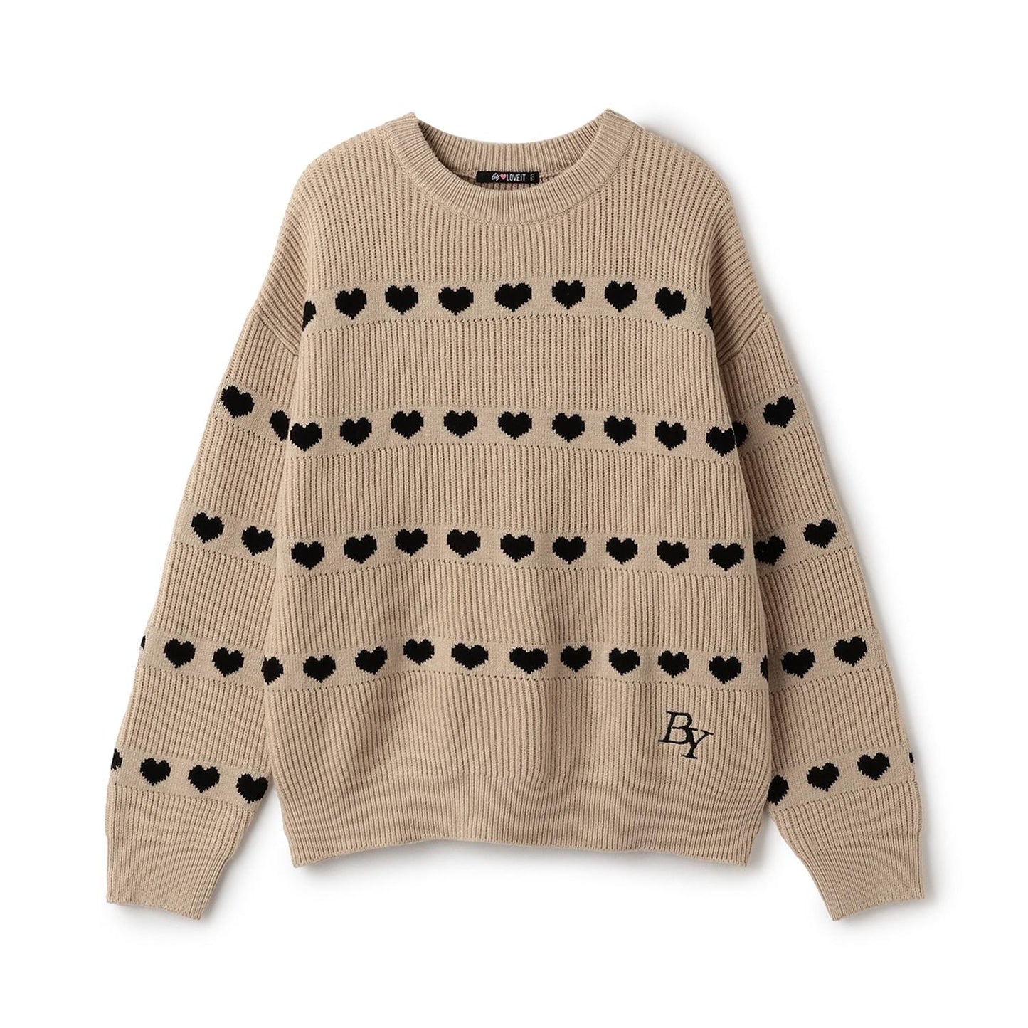 愛心邊飾針織衫