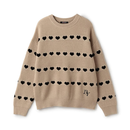 愛心邊飾針織衫