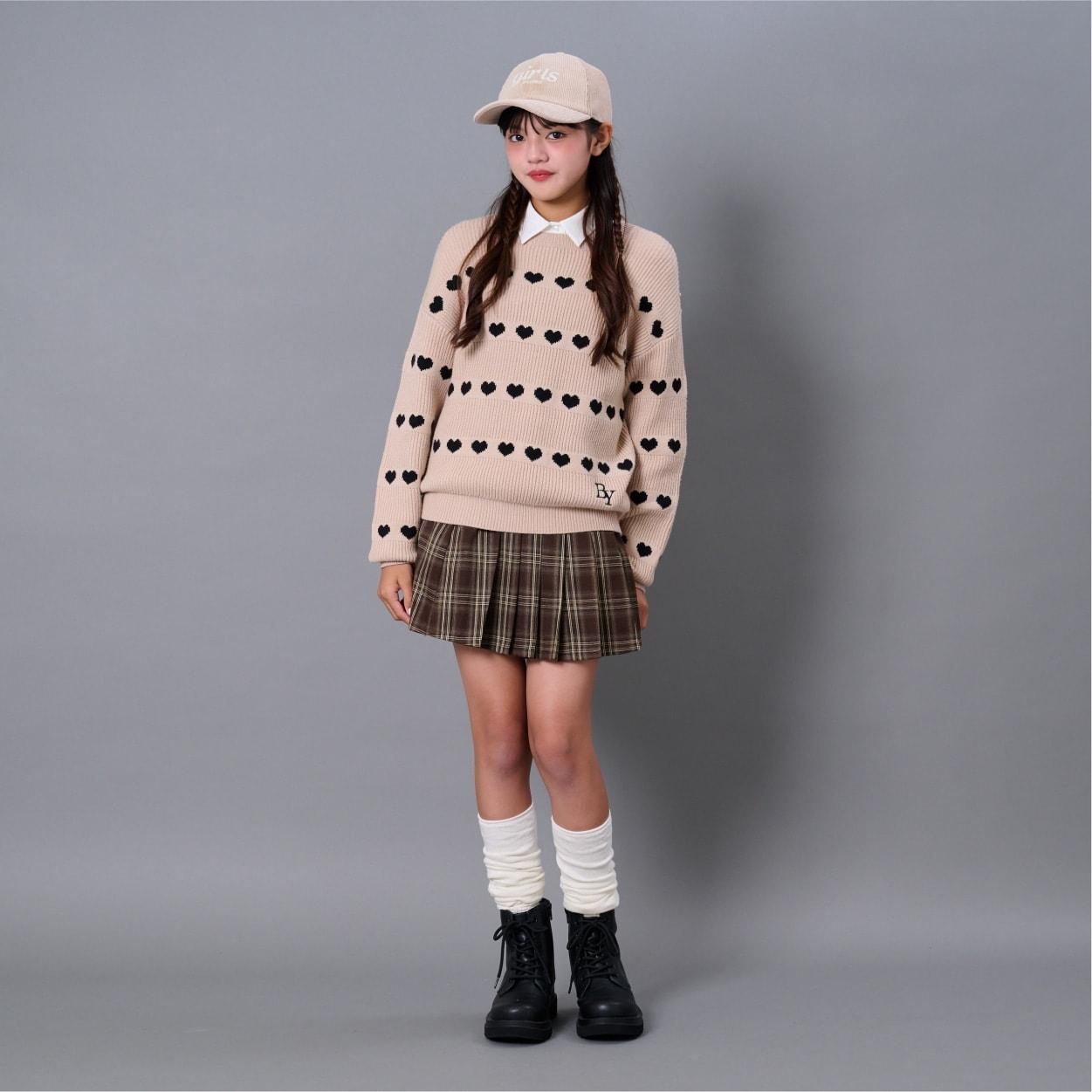 愛心邊飾針織衫