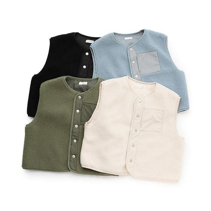 【組合自由系列】羊羔絨馬甲