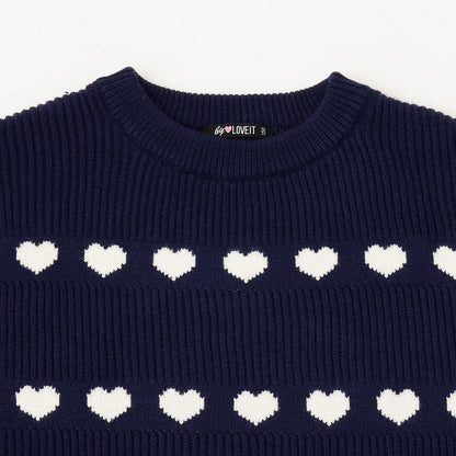 愛心邊飾針織衫