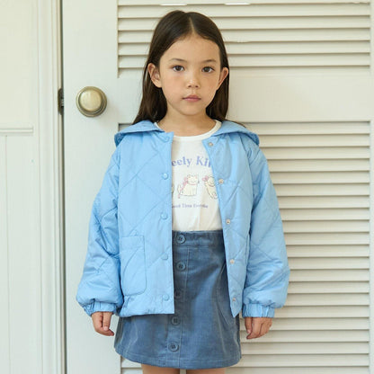 可拆卸水手領夾棉外套