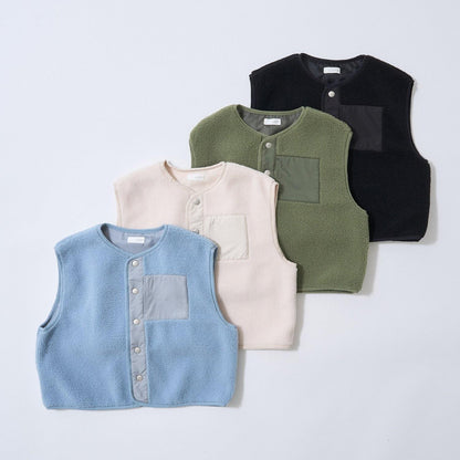 【組合自由系列】羊羔絨馬甲