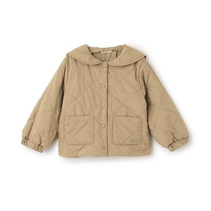 可拆卸水手領夾棉外套