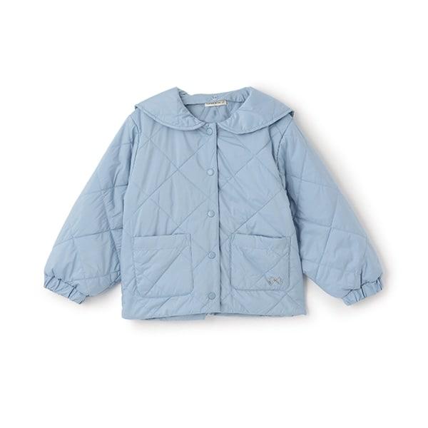 可拆卸水手領夾棉外套