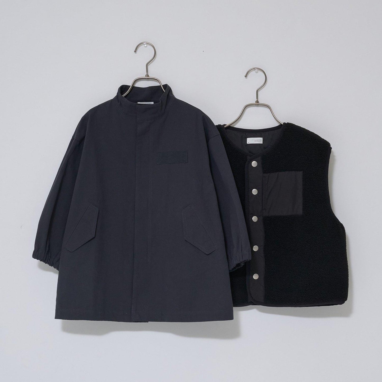 【組合自由系列】中長款派克大衣