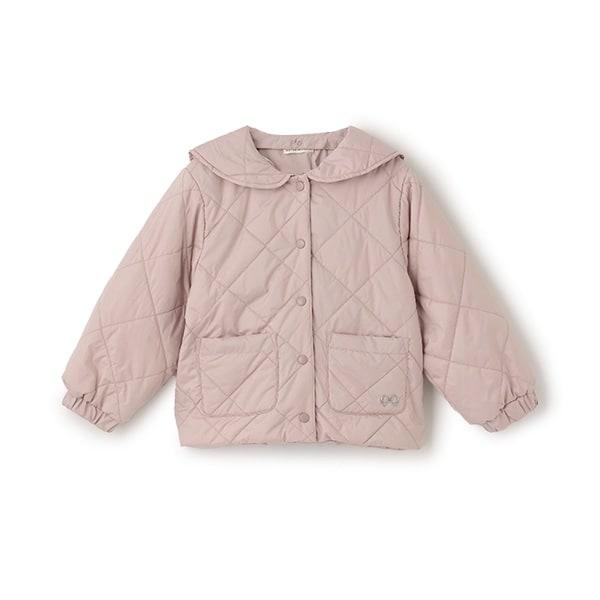 可拆卸水手領夾棉外套