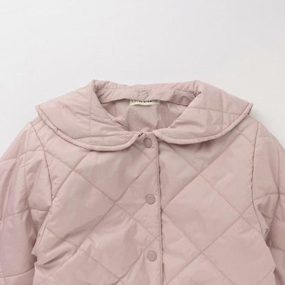 可拆卸水手領夾棉外套