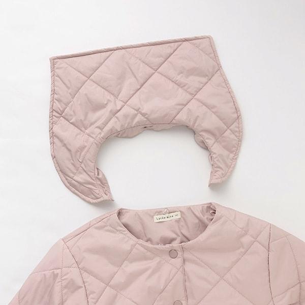 可拆卸水手領夾棉外套