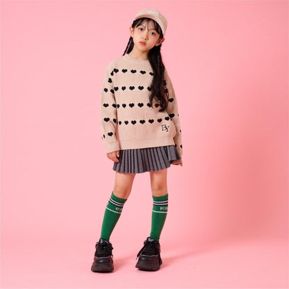 愛心邊飾針織衫