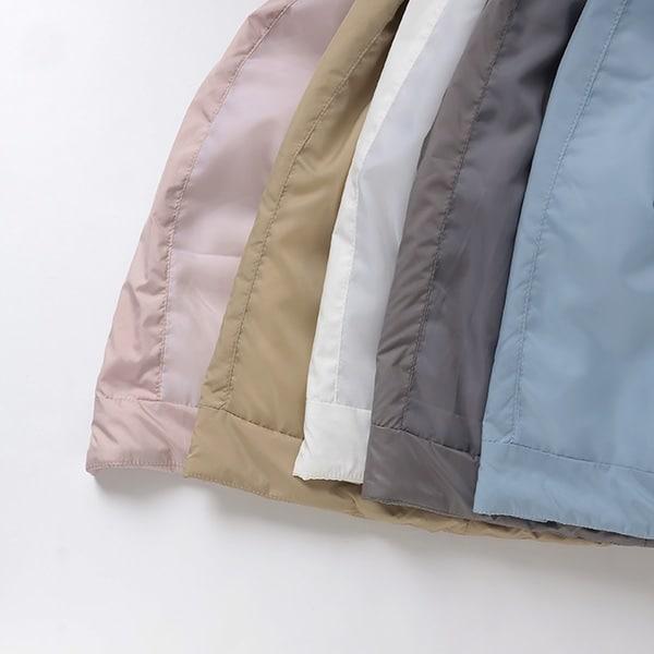 可拆卸水手領夾棉外套