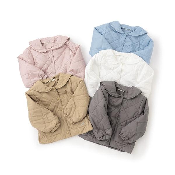 可拆卸水手領夾棉外套