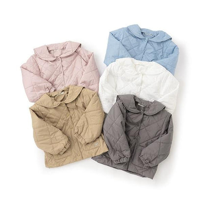 可拆卸水手領夾棉外套