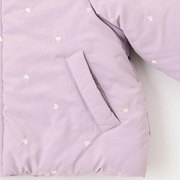 拼色全刺繡無領夾克