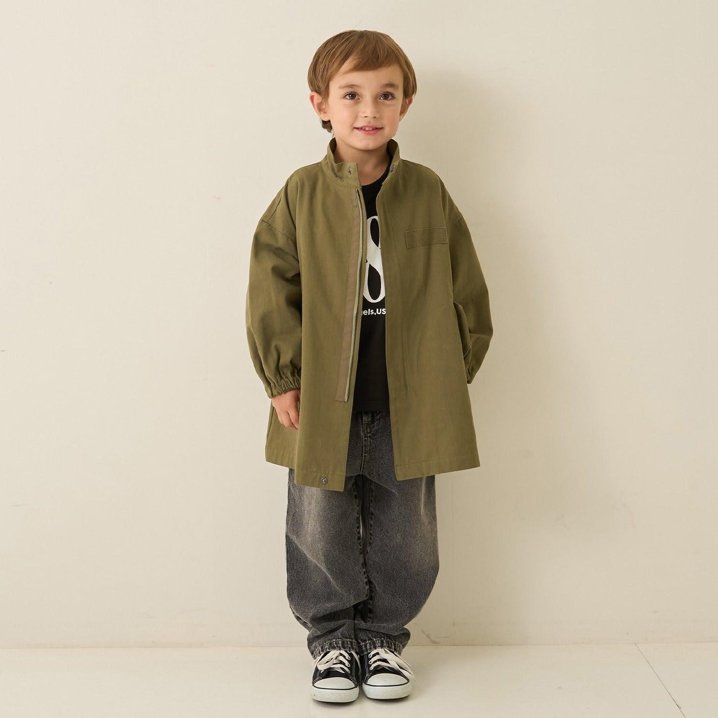 【組合自由系列】中長款派克大衣