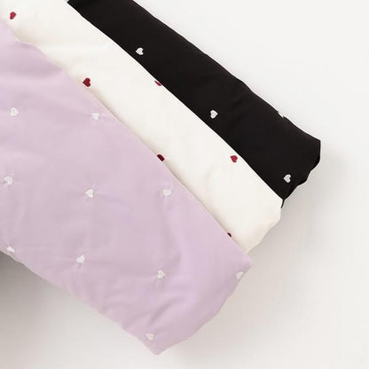 拼色全刺繡無領夾克