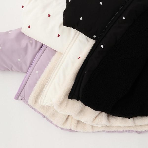 拼色全刺繡無領夾克