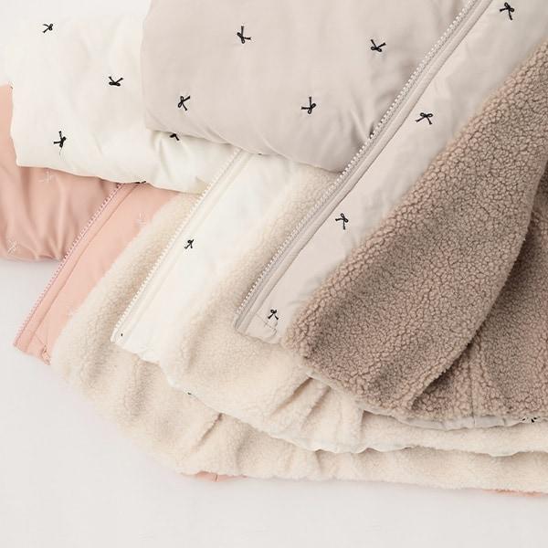 拼色全刺繡無領夾克