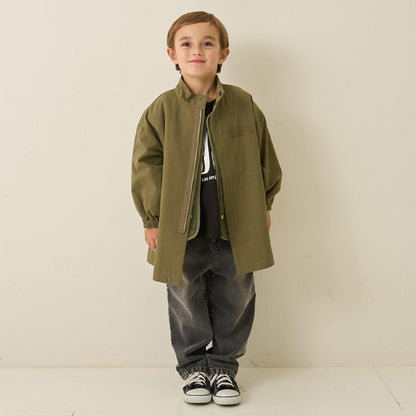 【組合自由系列】中長款派克大衣