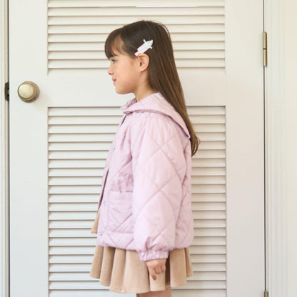 可拆卸水手領夾棉外套