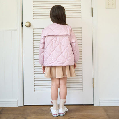 可拆卸水手領夾棉外套