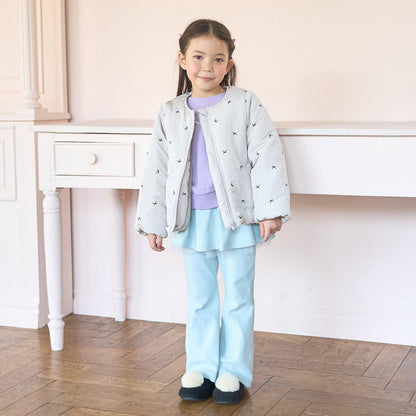 拼色全刺繡無領夾克