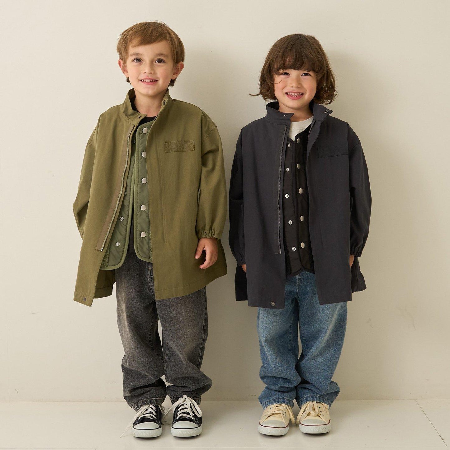 【組合自由系列】中長款派克大衣