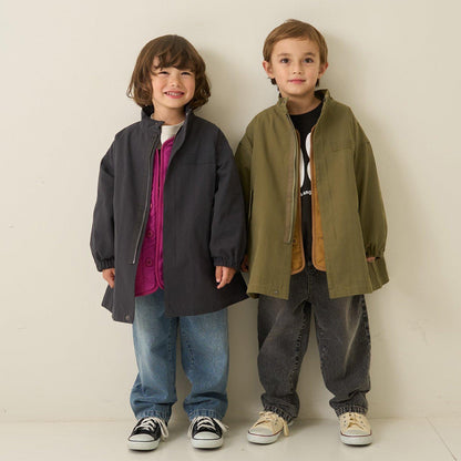 【組合自由系列】中長款派克大衣