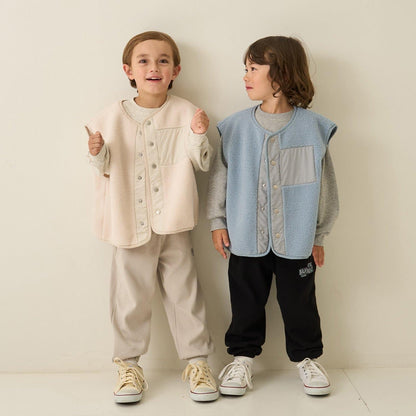 【組合自由系列】羊羔絨馬甲