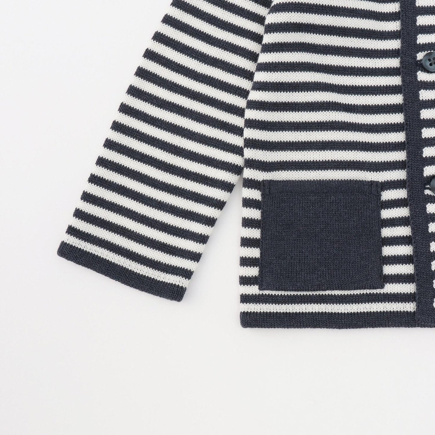 水手領針織開衫【日本製造】