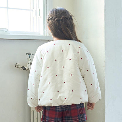 拼色全刺繡無領夾克