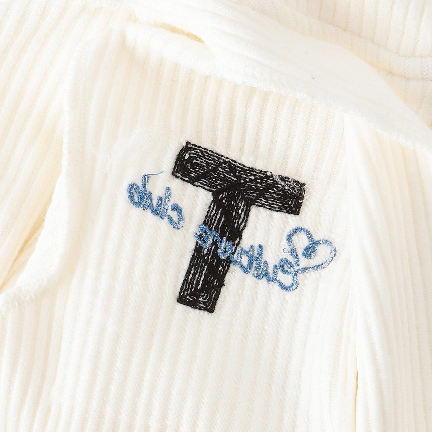 【Trois Lapins】雙拉鍊羅紋開衫