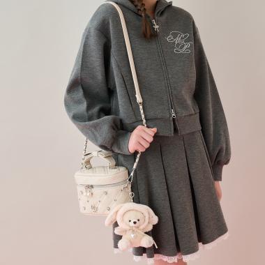 閃亮蝴蝶結化妝包單肩包