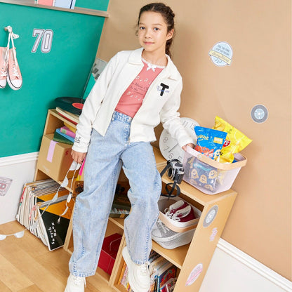 【Trois Lapins】雙拉鍊羅紋開衫