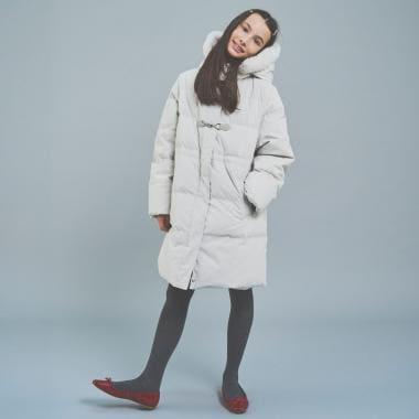 【130cm可選】【防潑水・可家庭水洗】A字型羽絨大衣