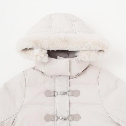 【130cm可選】【防潑水・可家庭水洗】A字型羽絨大衣