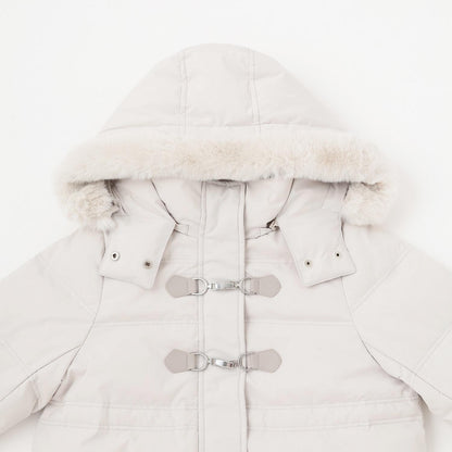 【130cm可選】【防潑水・可家庭水洗】A字型羽絨大衣