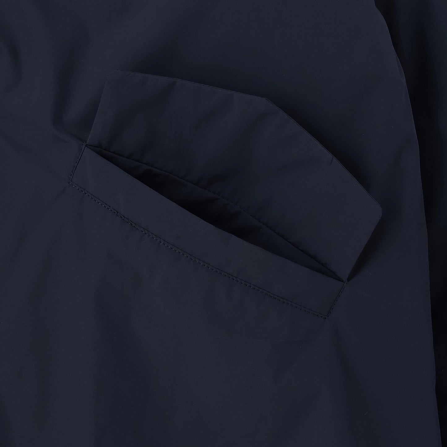 【防潑水】纖維中棉夾層牛角扣大衣