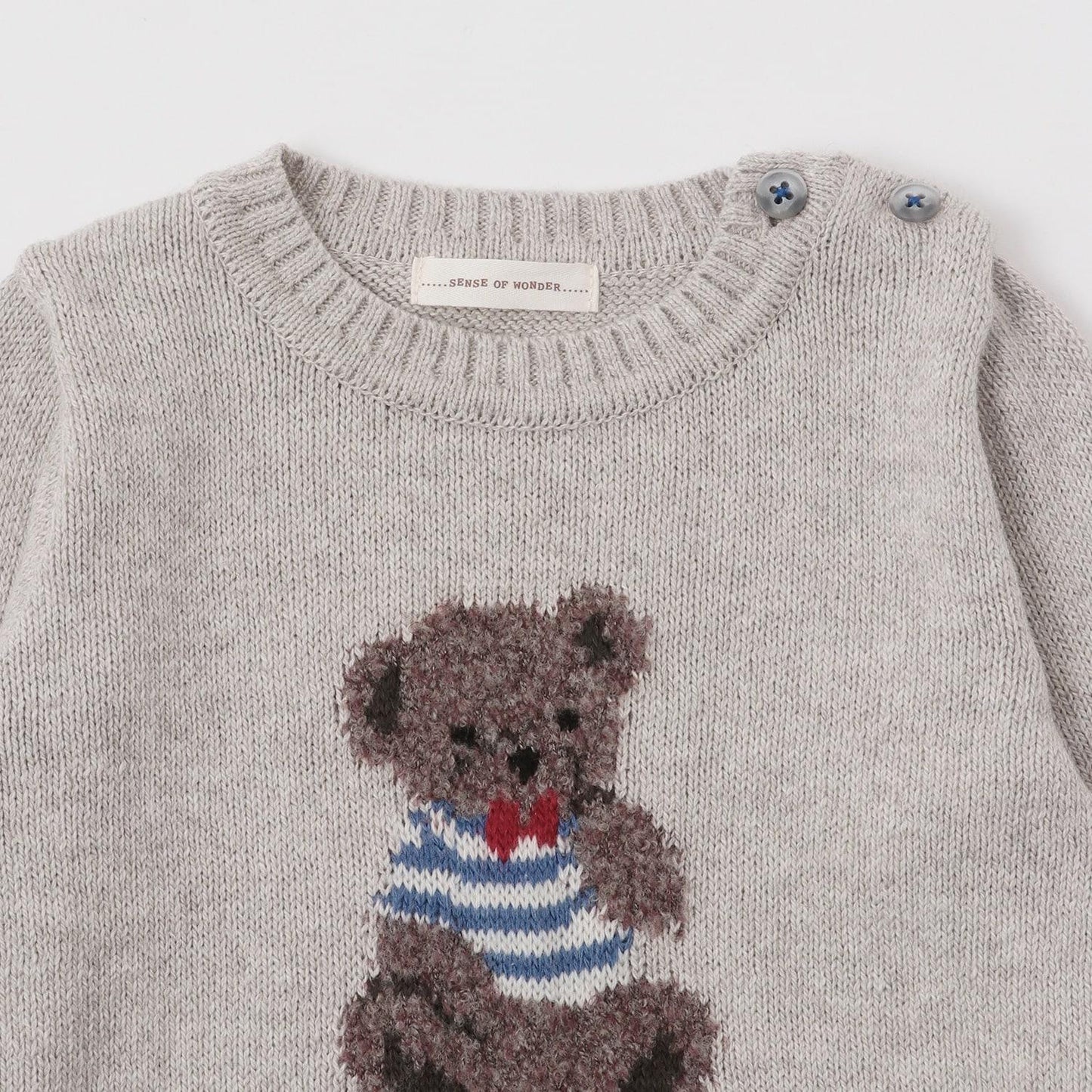 【有機】泰迪熊毛衣【日本製造】