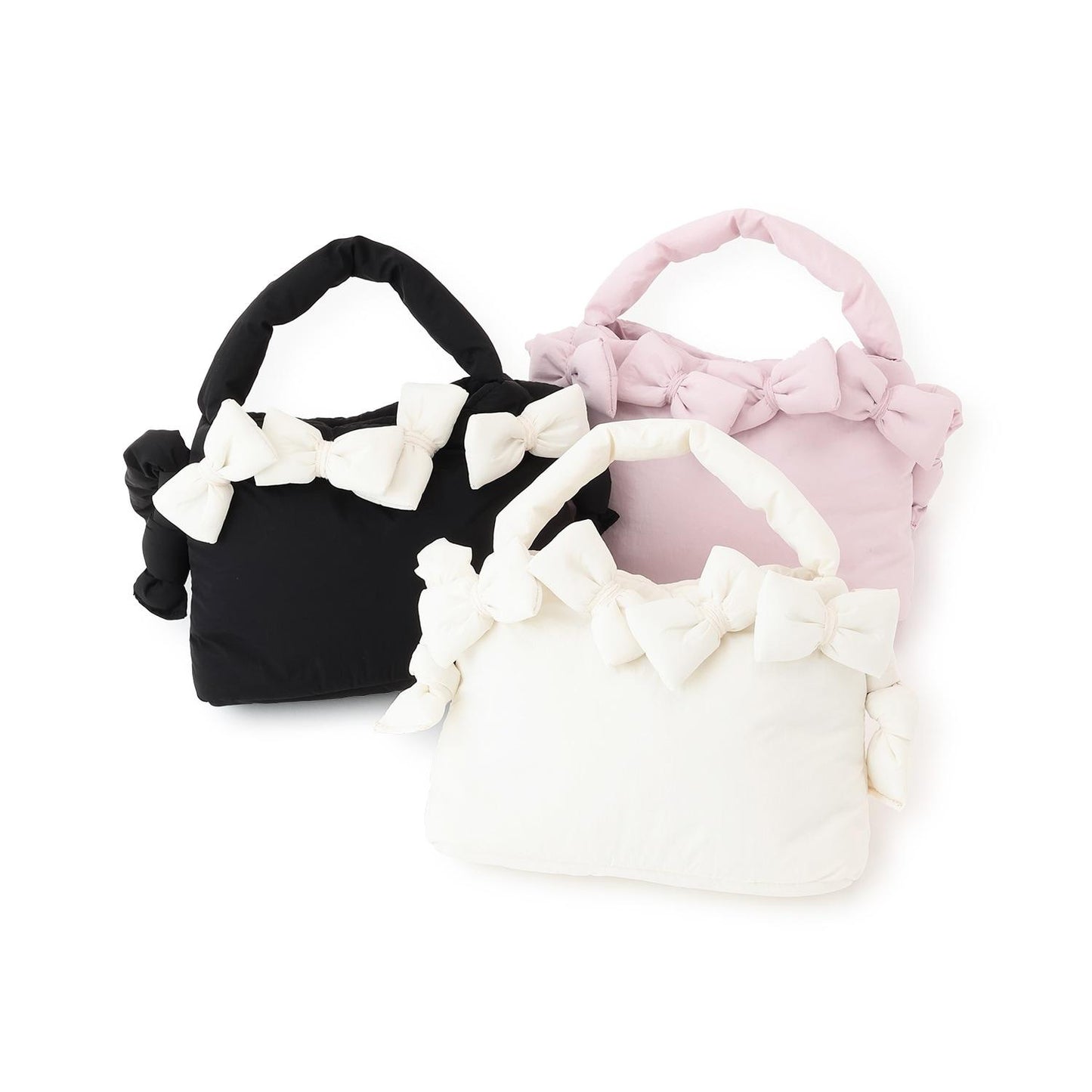 多蝴蝶結手提包