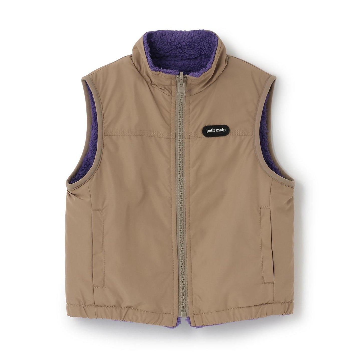 純色×羊羔絨雙面穿馬甲