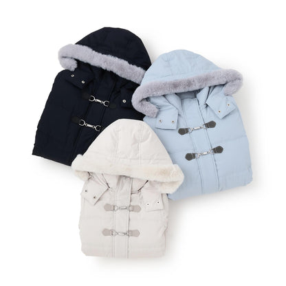 【130cm可選】【防潑水・可家庭水洗】A字型羽絨大衣