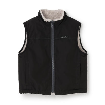 純色×羊羔絨雙面穿馬甲