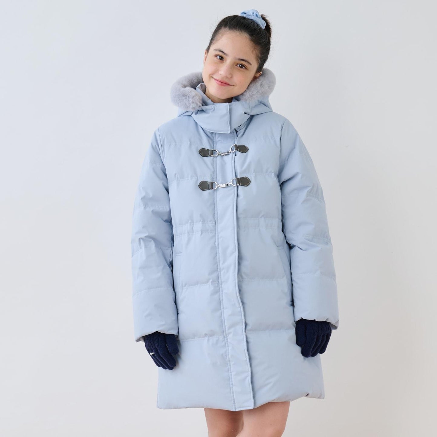 【130cm可選】【防潑水・可家庭水洗】A字型羽絨大衣