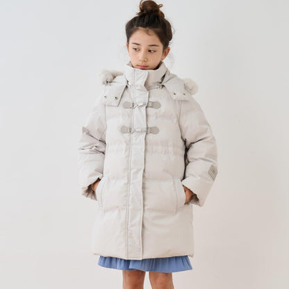 【130cm可選】【防潑水・可家庭水洗】A字型羽絨大衣