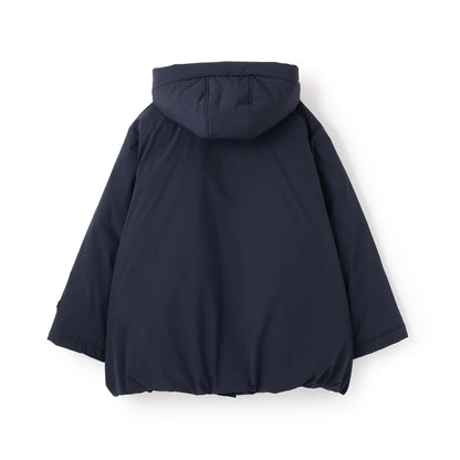 【防潑水】纖維中棉夾層牛角扣大衣