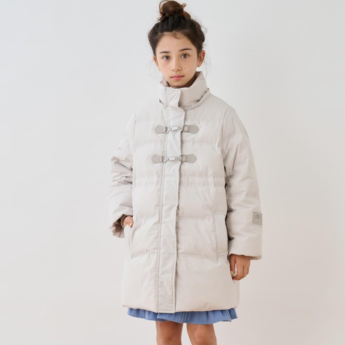 【130cm可選】【防潑水・可家庭水洗】A字型羽絨大衣